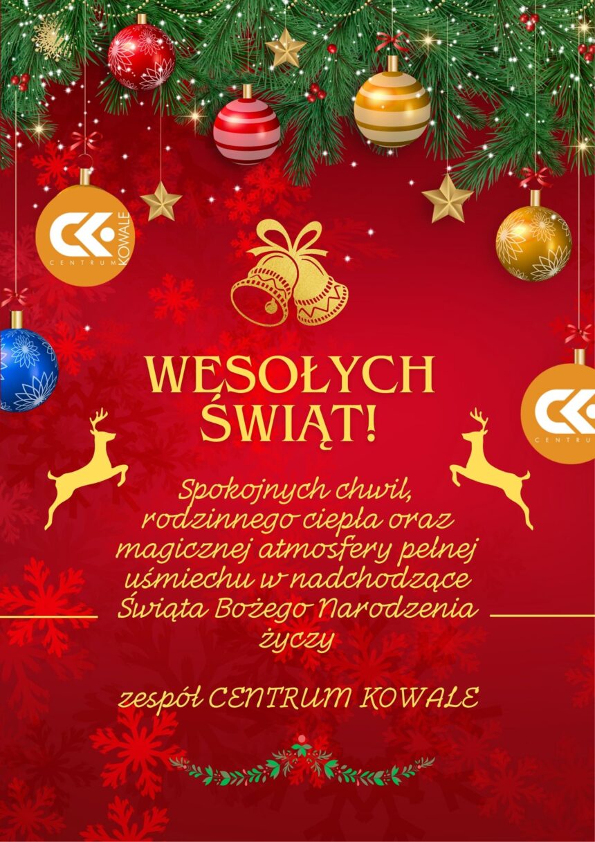 WESOŁYCH ŚWIĄT!